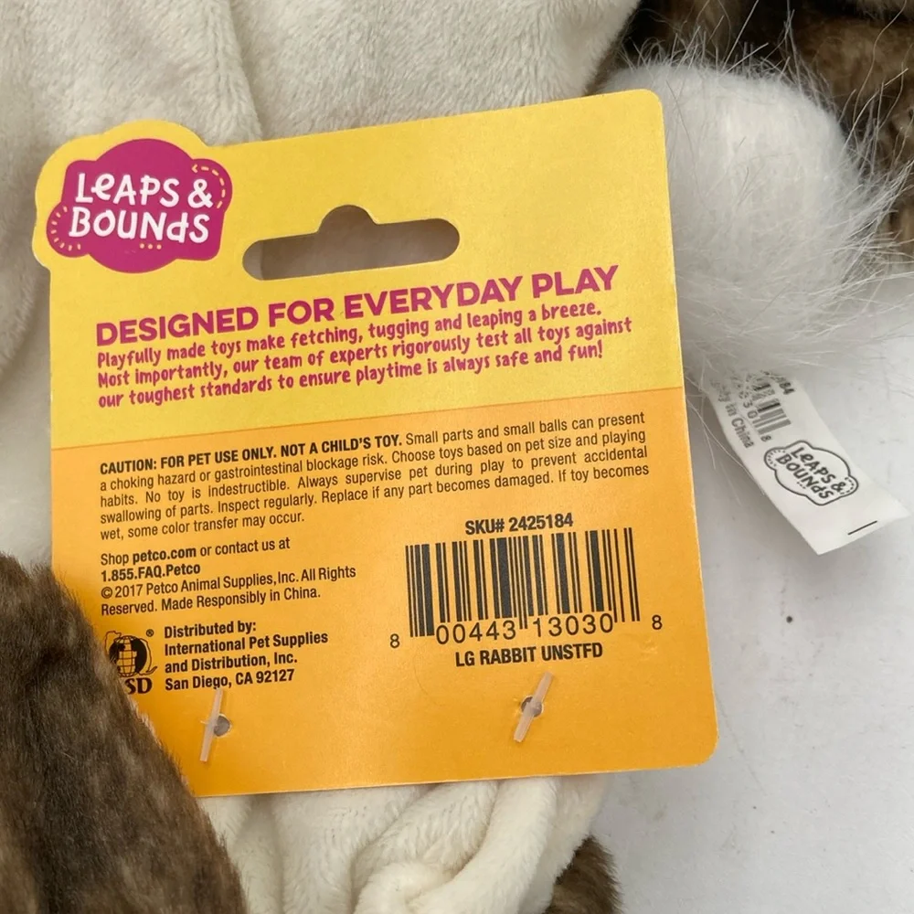 Leaps and Bounds Wild Plush Dog Toy